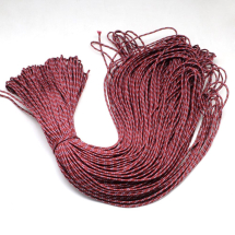 Sznurek Paracord Poliester i Spandex Pasiasty, do Robienia Bransoletek, 2mm, około 100m/wiązka (13WB31889)