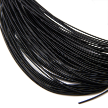 Bajorek do Haftu Twardy, Miedź, Czarny, 1mm, 25m/100g (13WB29034)