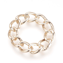 Zawieszka Łącznik Stop Metalu 29x3mm Otwór 16mm Kolor: Złoty 10szt (13WB16489)