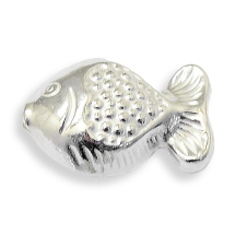 Srebro 925 Koraliki Rybki, 12.5x8.7x5.8mm, Otwór 1.3mm, 1szt (13WB28064)