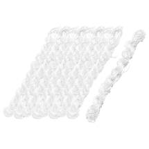 Sznurek Nylon do Bransoletek Makramy i Biżuterii, Biały, 1mm, około 24m / wiązka (13WB32449)