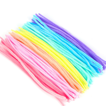 Druciki Kreatywne Pluszowe Wyciory do Rękodzieła, Mix, 300x5mm, 180szt (13WB33176)