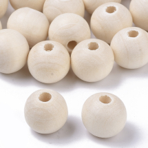 Koraliki Drewniane, Okrągłe, Gładkie, Woskowane, Niemalowane, 12mm, 1000szt (13WB31911)