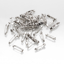 Baza do Broszki, Szpilka, Żelazne, 2 Otwory, Platynowy, 25x5x6mm, Otwór 1.5mm, 250szt (13WB31824)