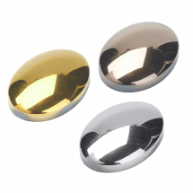 Zestaw Kaboszonów, Syntetyczny Niemagnetyczny Hematyt, Owalne, Klasa A, Mix, 24.5x17.5x6mm, 3szt/set, (13WB31965)