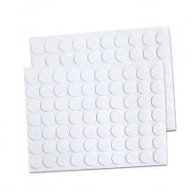 Samoprzylepne Akrylowe Krążki, Taśma Dwustronna, Bezbarwne, 10x1mm, 100 szt (13WB31872)