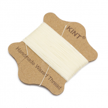 Sznurek Nylonowy Woskowany, do Makramy i Biżuterii, Żółto-beżowy, 0.45mm, około 20m/ szpula (13WB31865)