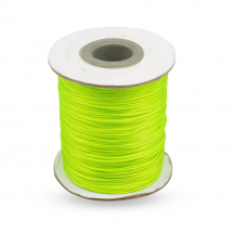 Sznurek Koreański, Woskowany Poliester, do Bransoletek Makramy i Biżuterii, Zielony, 0.5mm, 175m/szpula, (13WB31961)