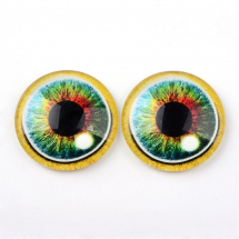 Kaboszony Oczka Szklane do Rękodzieła, Okrągłe, Morska Zieleń, 12x4mm, 1000szt (13WB32151)