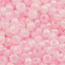 Koraliki 57526 Czeski Preciosa 10/0, Nieprzezroczysty Tęczowy OL, Różowy, Okrągły, 50g (3WB1844)