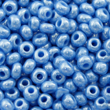 Koraliki 68050 Czeski Preciosa 10/0, Nieprzezroczysty Błyszczący OS, Niebieski, Okrągły 50 g (3WB1943)