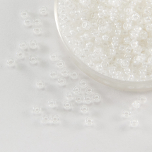 Koraliki 57102 Czeski Preciosa 10/0, Perłowy S, Biały, Okrągły 50 g (3WB2471)