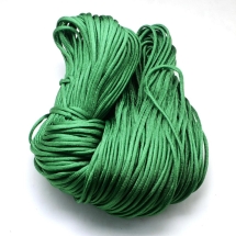 Sznurek Paracord Poliester i Spandex, do Robienia Bransoletek, Zielony, 7 Żylny, 4-5mm, 100m (13WB32247)