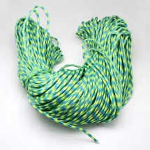 Sznurek Paracord Poliester i Spandex 7-Żyłowy Paskowany,do Robienia Bransoletek, 4mm, 100m (13WB32258)