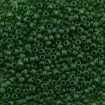 Koraliki Preciosa 33139/50120/10, Przezroczyste Matowe, Zielone, Okrągłe, 50g (2WB24603)