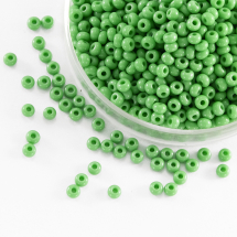 Koraliki Preciosa 31119/53250/10, Naturalne Nieprzezroczyste, Zielone, Okrągłe, 50g (3WB4370)