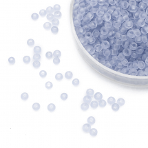 Koraliki Chińskie 12/0, Matowe (FC), Niebieskie, Okrągłe, 100g (2WB28092)