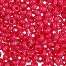 Koraliki 16198 Czeskie Preciosa 10/0, Barwione Solgel SDC, Czerwone, Okrągłe, 50g (2WB15391)