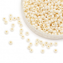 Koraliki 46112 Czeskie Preciosa 10/0, Perłowy, Brzoskwiniowy, Okrągły, 50g (2WB15729)