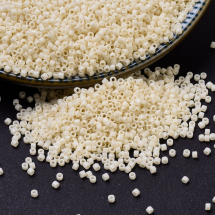 Koraliki Japońskie MIYUKI Delica DB0732 11/0, Opaque Dark Cream, 5g~1000szt (13WB32413)