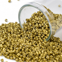 Koraliki Japońskie MIYUKI Delica DB1164 11/0, Galvanized Matte Zest, 2g~400szt (13WB32422)