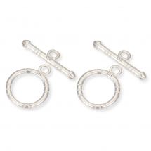 Срібло 925 Застібка Тогл для Прикрас, 14x11.5мм, (13WB32373)