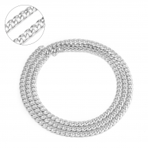 Łańcuch Stal Nierdzewna, do Rękodzieła i Biżuterii, Bezlutowany, Ogniwo, 6mm, 9x6x2mm, 1m (13WB27861)