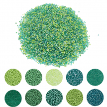 Koraliki Chińskie 12/0, Okrągłe, Mix, 100g (13WB33020)