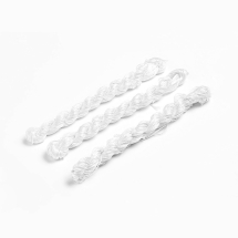Sznurek Nylon do Bransoletek Makramy i Biżuterii, Biały, 1mm, około 24m / wiązka (13WB32449)