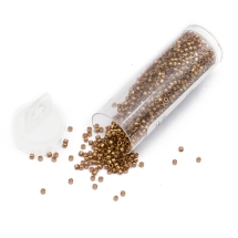 Koraliki Japońskie MIYUKI Delica DB0115 11/0, Dark Topaz Gold Luster, 10g~2000szt (13WB32770)