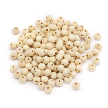 Koraliki Naturalne Drewniane, Surowe, Okrągłe, 10mm, 170szt/50g (5WB4952)