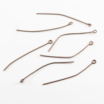 Szpilki Haczyki Żelazo 45х0.7mm Kolor: Miedź około 300szt/50g (5WB5505)