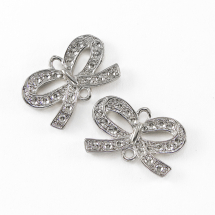 Zawieszka Łącznik Pod Kryształki Stop metalu 14.5x23x3.5mm Otwór 2mm na cyrkonie 1-2mm Kolor: antyczne srebro 4szt (5WB6551)