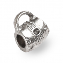 Koraliki Modułowe Charms Stop Metalowy, Antyczne Srebro 13.5х12х8mm, 1szt (5WB7279)