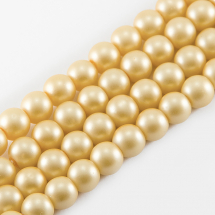 Perła Szklane Matowe, 4mm 215szt/86cm/sznur (5WB7828)