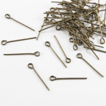 Szpilki Haczyki Żelazo 30х0.7mm Kolor: Brązowy około 400szt/50g (Q6WB875)