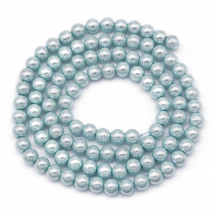 Perła Szkło Błyszczące 6mm 140szt/84cm/sznur (3WB2599)