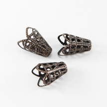 Stożek Nakładki na Koraliki Żelazo 10х16mm Kolor: Miedź 50szt/opakowanie (5WB1048)