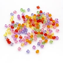 Koraliki Akrylowe Fasetowane Biconus 6mm 430szt/50g (3WB5054)