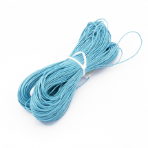 Sznurek Bawełna Woskowana 1mm Kolor: Zian 60-65m/wiązka (Q6WB656)