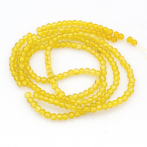 Koraliki сSzkło. Luźne. 4mm Lakierowany 190szt/76sm/nić (3WB5825)