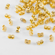 Заглушки Залізо, Колір: Золото, Розмір: 5х3.5мм, Отвір 0.8 ~ 1мм (3WB5905)