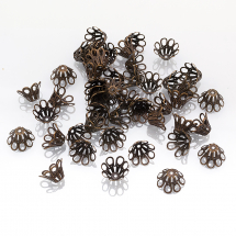 Stożek Nakładki na Koraliki Żelazo 14х9mm Kolor: Miedź 50szt/opakowanie (2WB10128)