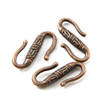 Застібка Гачок Металева, Колір: Мідь, Розмір: 22х11х4мм, (2WB10159)