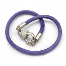 Baza do Bransoletki Skóra naturalna 20.3x0.3cm Kolor: Niebieski 1szt (2WB10188)