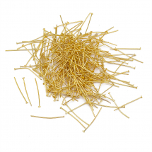 Szpilki Gwoździe Żelazo 30х0.7mm Kolor: Złoto około 375szt/50g (Q5WB1025)