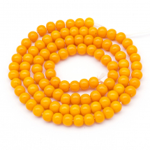 Koraliki Szklane Eko-Farba, 4mm 100szt/41cm/sznur (2WB17580)