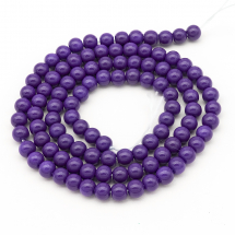 Koraliki Szklane Eko-Farba, 4mm 100szt/41cm/sznur (2WB19097)