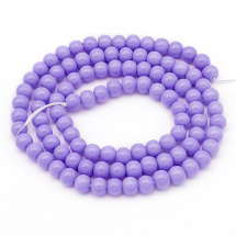 Koraliki Szklane Eko-Farba, 4mm 100szt/41cm/sznur (2WB19098)