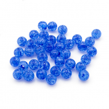 Koraliki Akrylowe Crackle Szkło 10mm 45szt/25g (2WB27506)